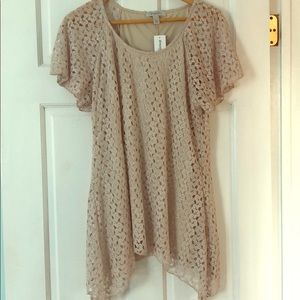 Dress Barn Tops - Dressbarn Beige Knit Top Dress Barn Tops - Dressbarn Beige Knit Top